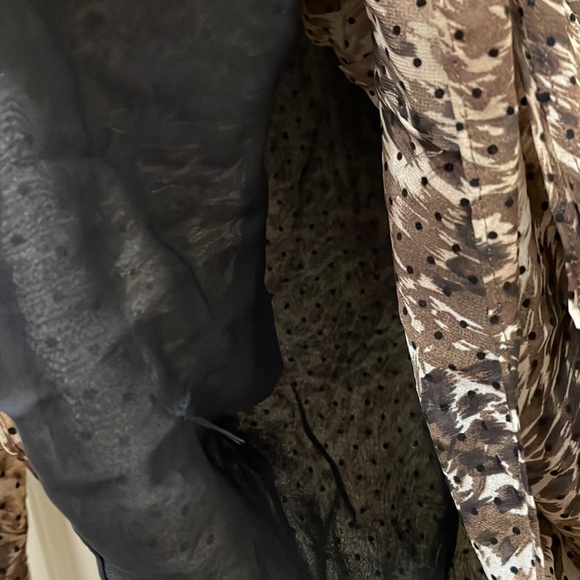 Emma James leopard print blouse (sz 10) - Picture 10 of 12